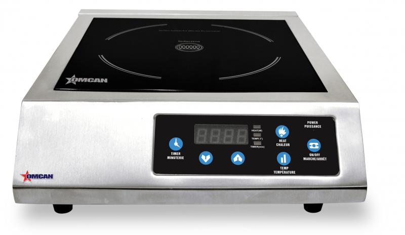 1.8 kW Stainless Steel Commercial Countertop Induction Cooker